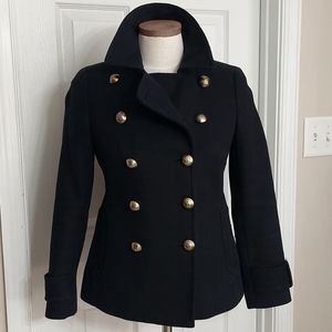 Banana Republic Women's Navy Mini Peacoat Sz XS